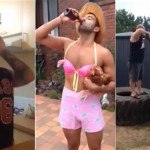 Neknomination involves daring people to abuse alcohol