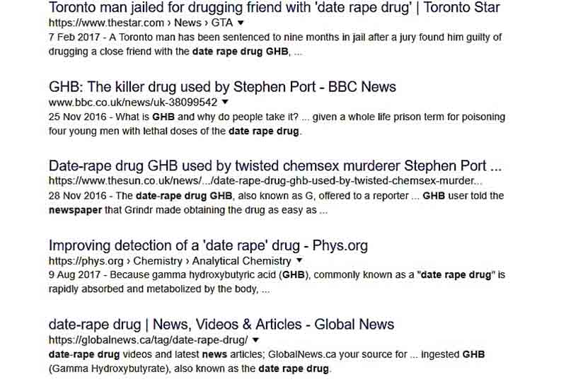 date rape drugs in the news