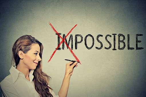 image showing that the the impossible is possible