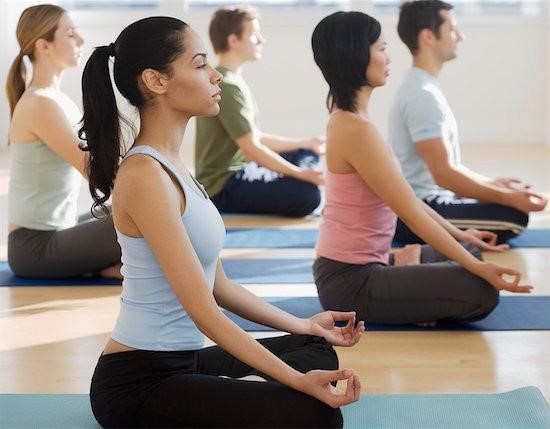 image showing women during yoga