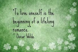 love oneself wilde quote