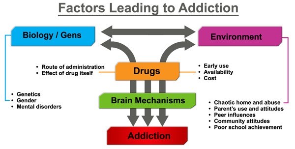 factors leading to addiction